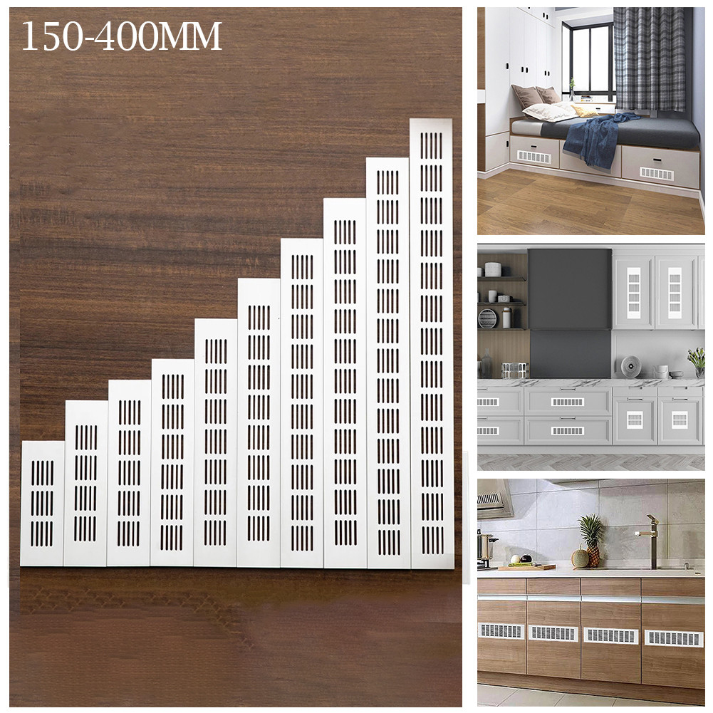 Home Bathroom Vent - 60mm Alüminyum Dikdörtgen Dolap Gardırop Havalandırma