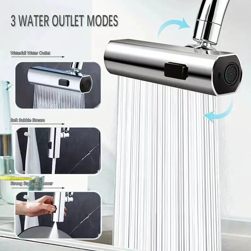 Home Bathroom Taps - Yeni 3 Modlu Mutfak Musluk Evrensel