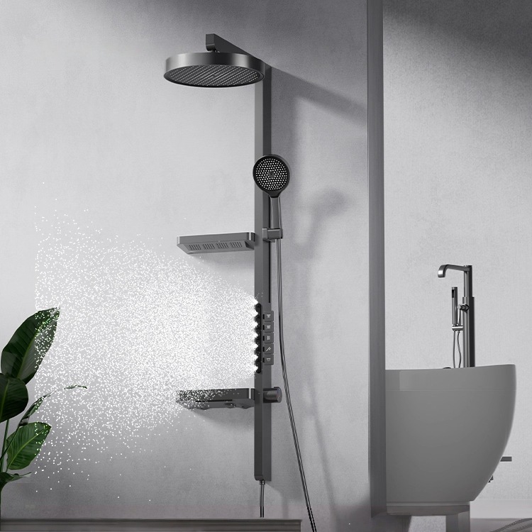 Jet Home Bathroom - Yağmur Duş Seti, LED Dijital Ekran,
