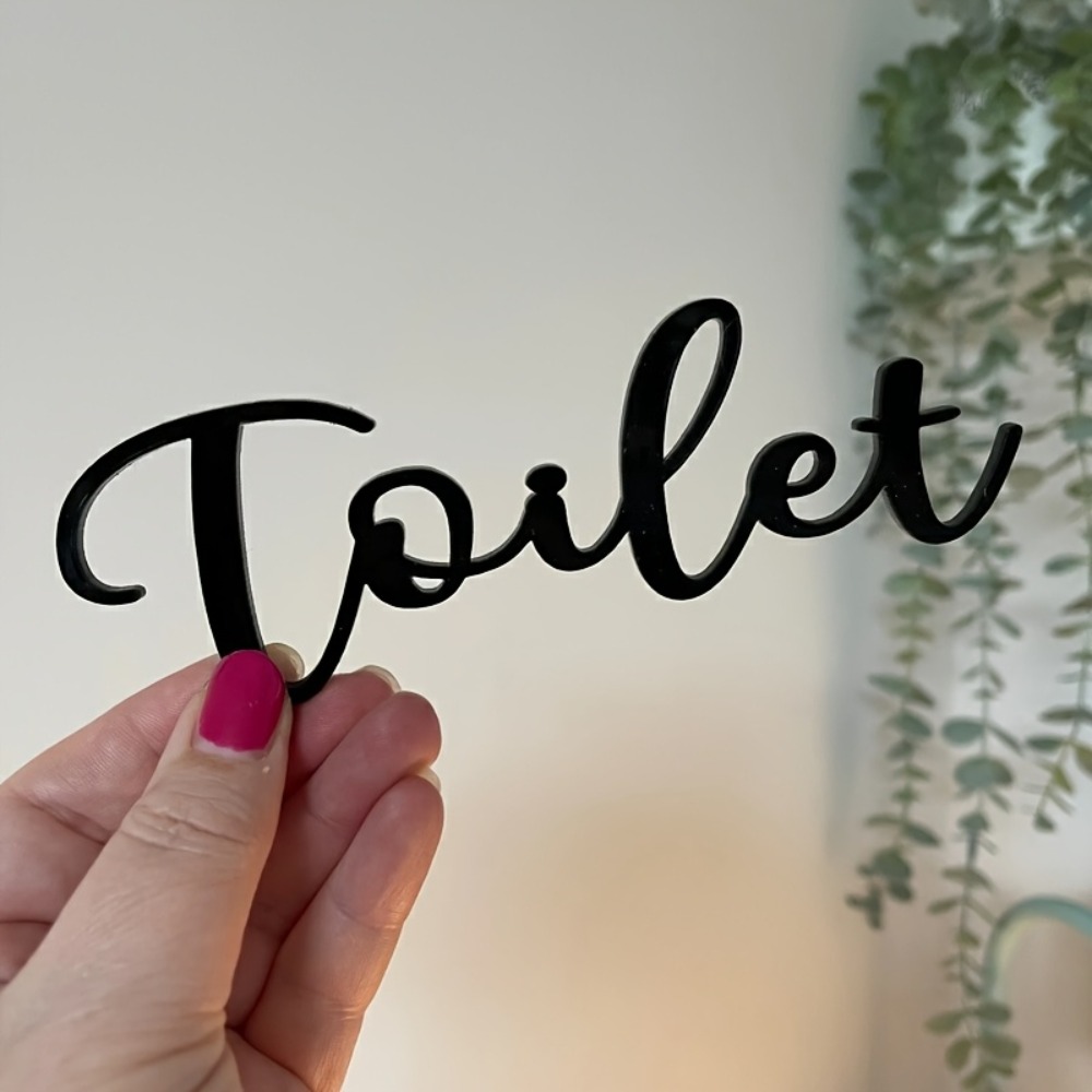 Home Bathroom Door - CIFBUY Modern Plastik Mektup Tabelası Yönlendirici