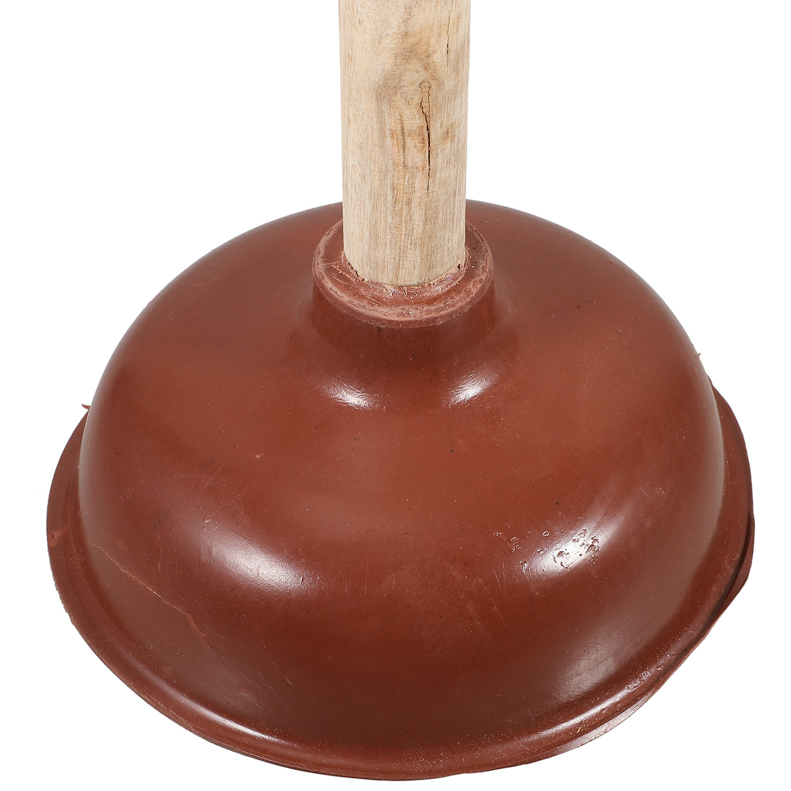 Plunger Toilet - Ahşap Kauçuk Tuvalet Pompası Temizleme Aleti