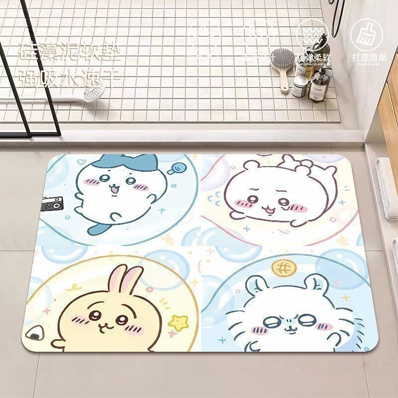 Home Edit Bathroom - Anime Chiikawa Hachiware Usagi Diatom Çamur