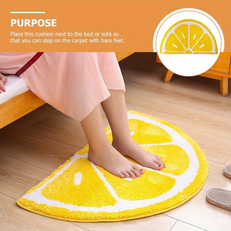 Zara Home Bathroom Mat - VIKAMA Taze Limon Tarzı Banyo Zemin