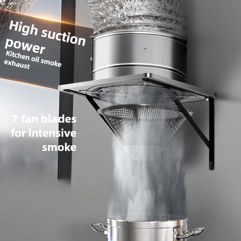 Home Bathroom Vent - 6/8 inç Aspiratör Havalandırma Fanı Egzoz