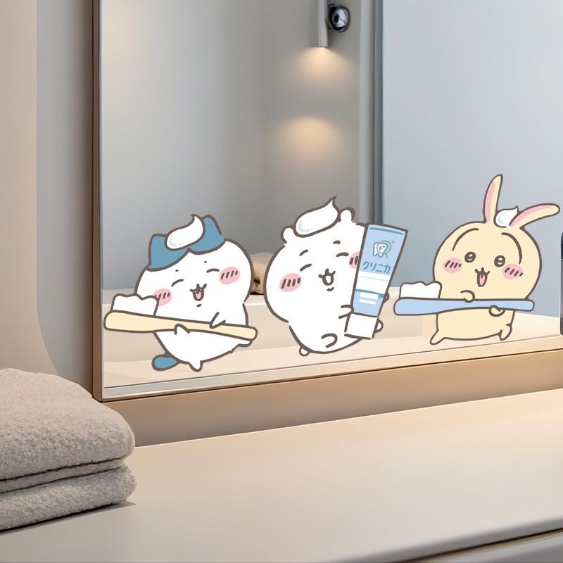Sıcak Chiikawa Ayna Çıkartmala - Home Edit Bathroom incelemesi ve fiyatı