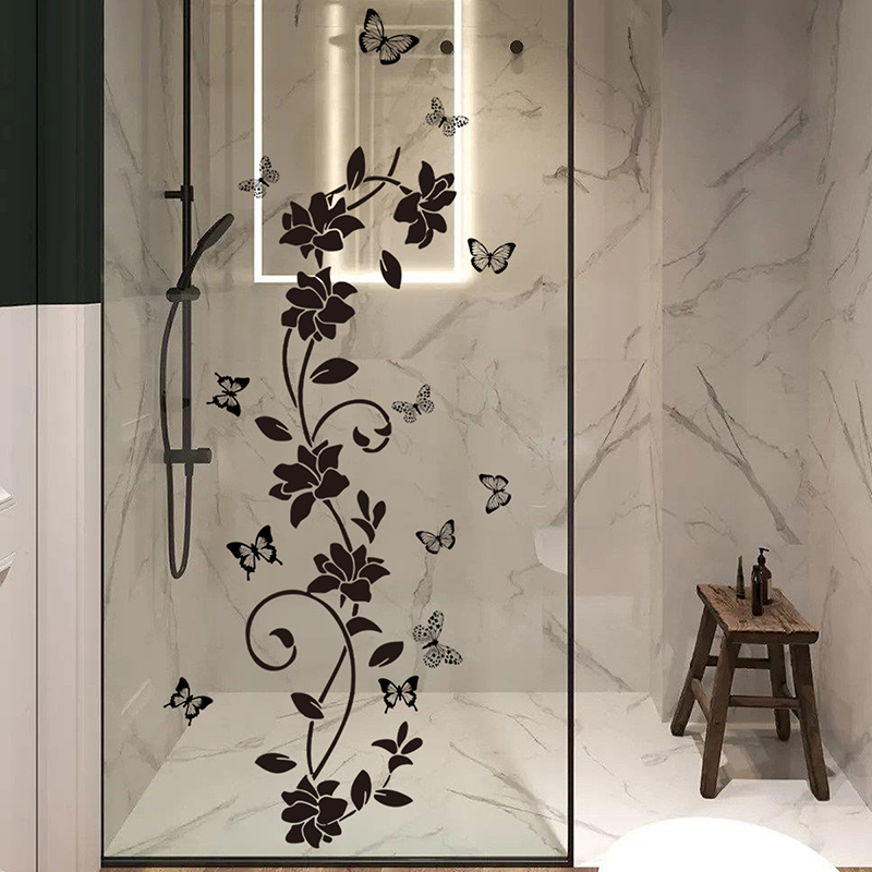 Siyah Çiçekli Iris Asma Ayna C - Jet Home Bathroom incelemesi ve fiyatı