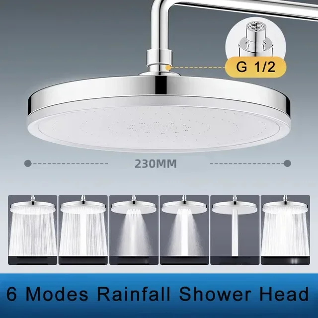 Yeni 6 Modlu Büyük Panel Geniş - Home Bathroom Taps incelemesi ve fiyatı
