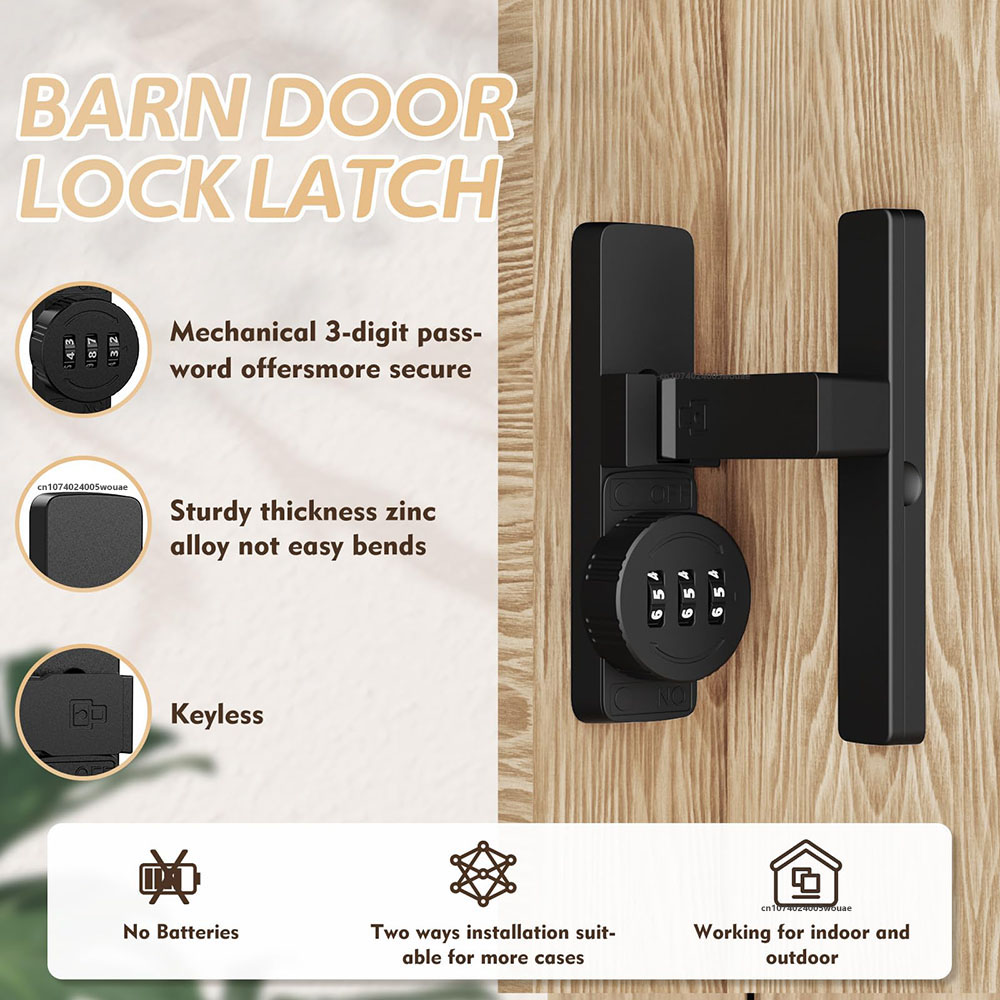 Güvenlik ahır kapısı kilidi 3  - Home Bathroom Door incelemesi ve fiyatı