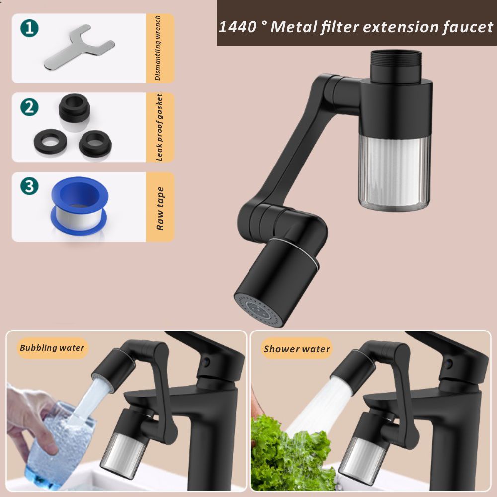 Yeni Siyah 1440 °   Filtre ile - Home Bathroom Taps incelemesi ve fiyatı