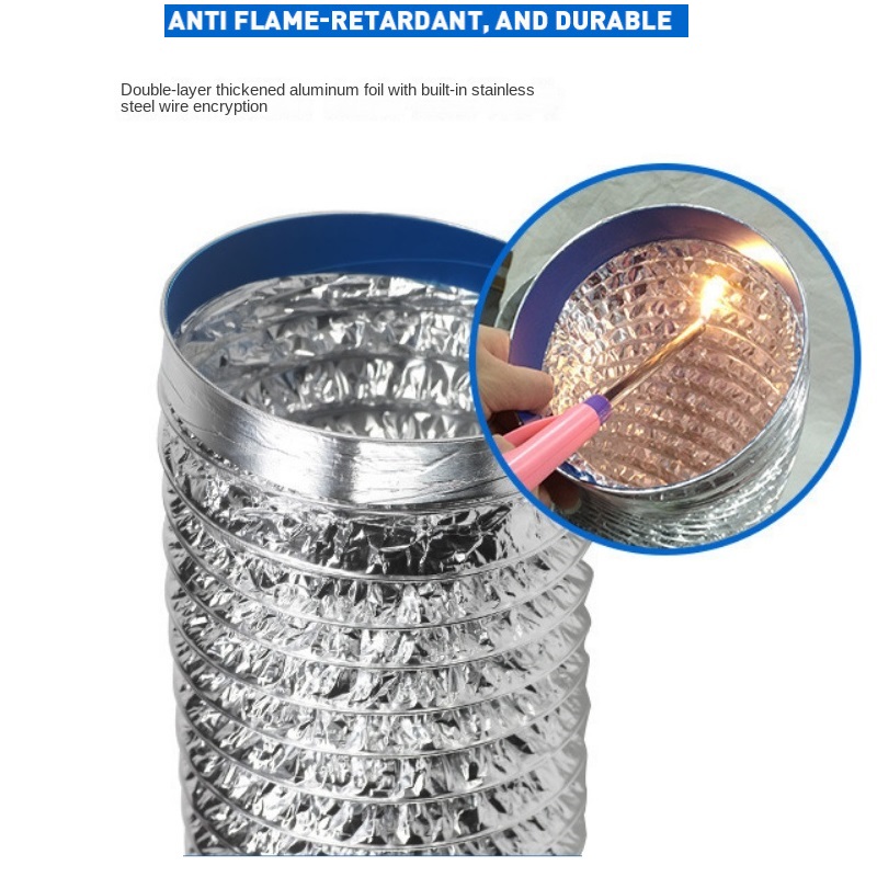 ∅ 125mm alüminyum folyo havala - Home Bathroom Vent incelemesi ve fiyatı