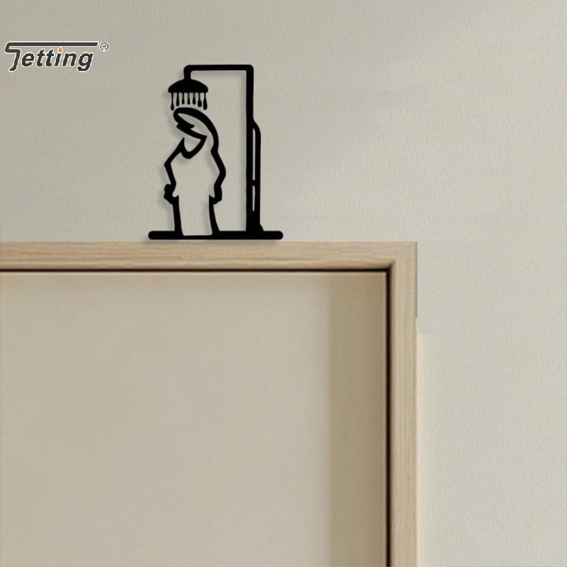 Siyah Duş Figürü Duvar Dekoras - Jet Home Bathroom incelemesi ve fiyatı