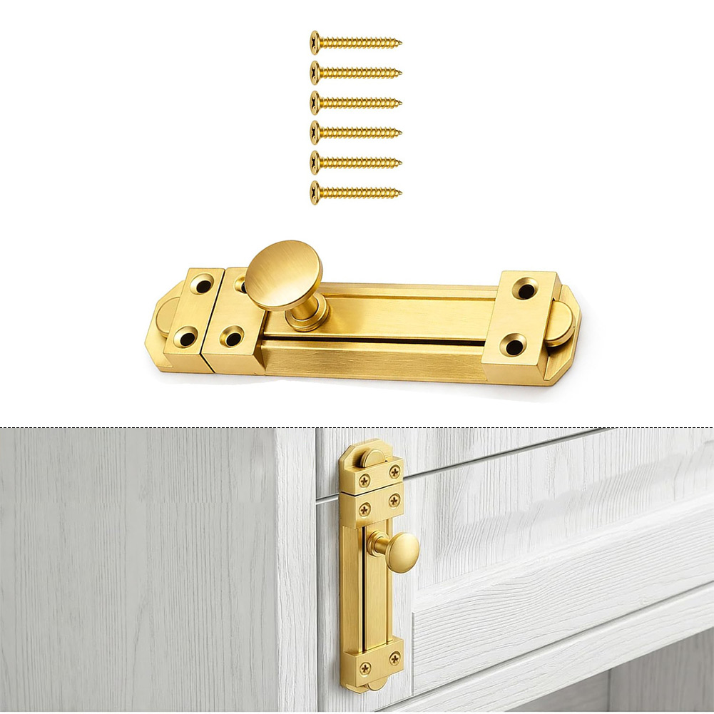 5 inç katı pirinç sürgülü kapı - Home Bathroom Door incelemesi ve fiyatı