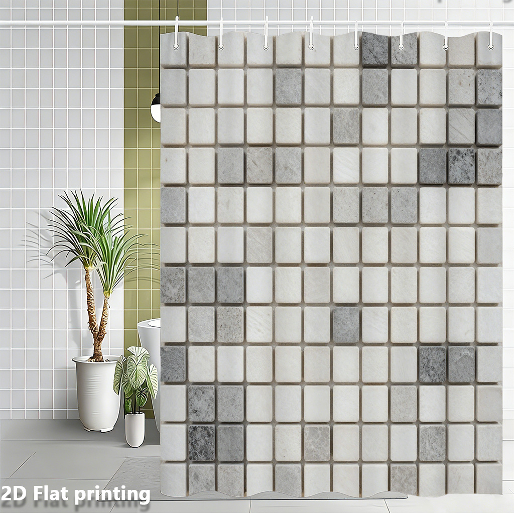 Büyük Metro Karo Baskı Duş Per - Home Bathroom Tiles Design incelemesi ve fiyatı