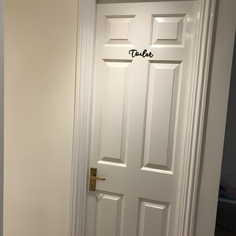CIFBUY Modern Plastik Mektup T - Home Bathroom Door incelemesi ve fiyatı