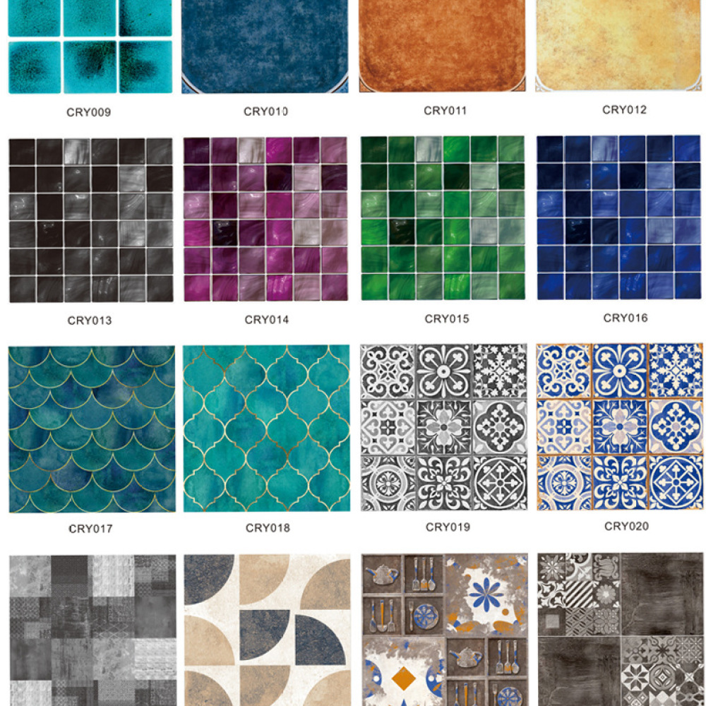 Retro Mozaik Karo Çıkartmaları - Home Bathroom Tiles Design incelemesi ve fiyatı