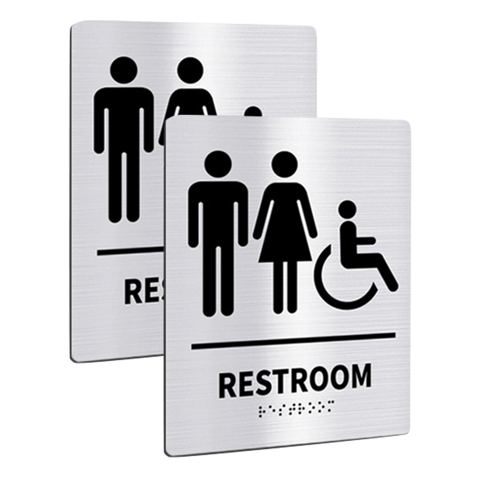 2 Adet Tuvalet İşareti Paslanm - Home Bathroom Door incelemesi ve fiyatı