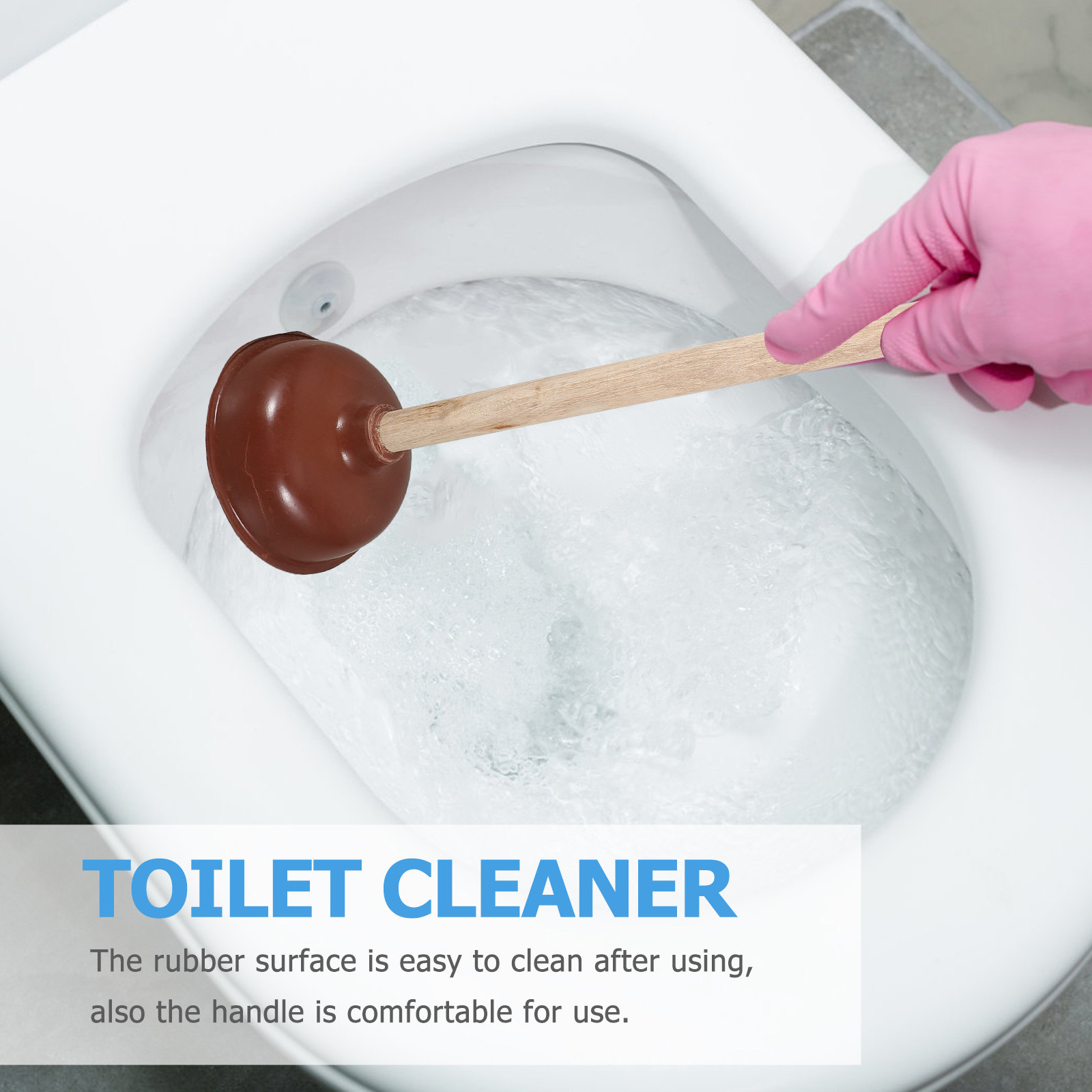 Ahşap Kauçuk Tuvalet Pompası T - Plunger Toilet incelemesi ve fiyatı
